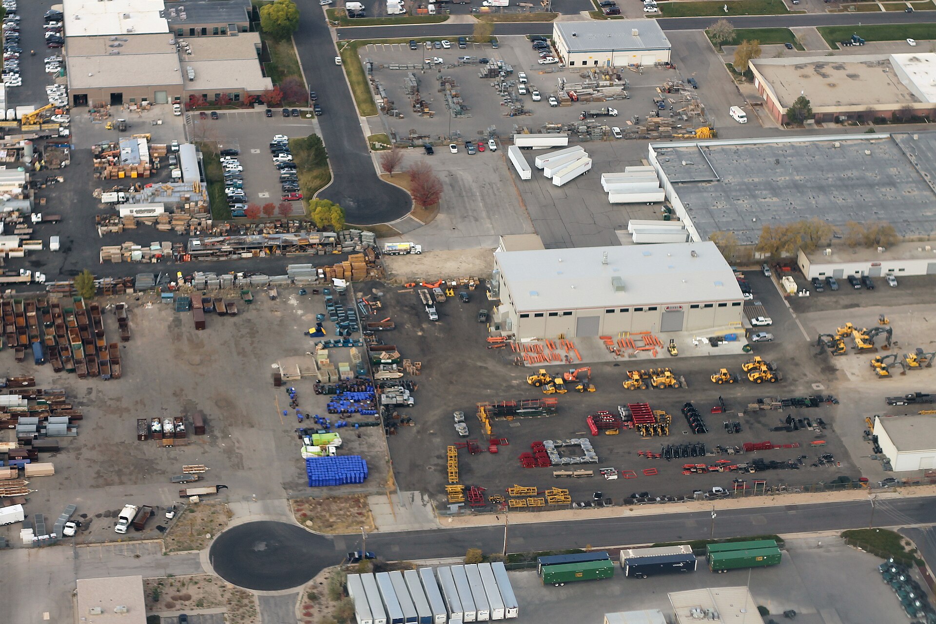 Equipment rental yard